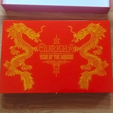 Gurkha Year of The Dragon Red Cigar Box with  Velvet Cover And Original Box picture