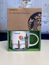 Starbucks Prague V2 You Are Here YAH 14 oz Coffee Mug Czech Republic w/ Box picture