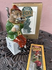 Vtg 1991 Budweiser Anheuser-Busch Bevo Fox Stein Made Germany by GERZ Complete picture