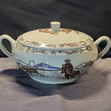 Vernon Kilns Winchester 73 Soup Tureen With Lid. Vintage  picture