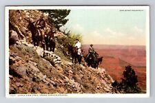 Grand Canyon AZ-Arizona, Grand View Trail, Vintage Postcard picture