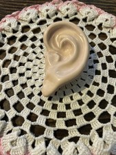 Vintage Unique Ceramic Human Ear Trinket Figurine picture