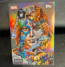 Topps 2026 Marvel Neon Marvel Murals Insert MU-5 Ms. Marvel Tristan Eaton picture