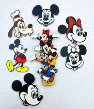 Lot of 7 Vintage Disney Refrigerator Magnets Mickey Mouse, Minnie, Donald L@@K picture