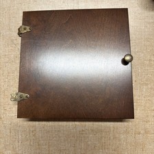 Vintage Hamilton  Wind Up Mantle Shelf Rear Case Wood Door picture