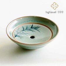 Crackled Glaze  Teapot Tray Water Storage 14.7cm Kungfu Tea Set Serving Tray picture