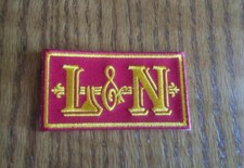 L&N Railroad Patch Embroidered Iron on Sew on. picture