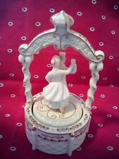 Lenox China Jewels Collection Skating Couple Musical Gazebo Porcelain picture