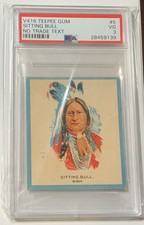 1933 V416 - TEEPEE GUM - #5 - SITTING BULL  -  PSA 3 VG - NICE picture