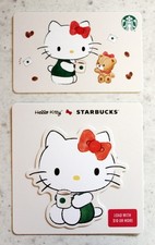 2 NEW Starbucks HELLO KITTY Gift Cards • Released 11/06/25 • No Value picture