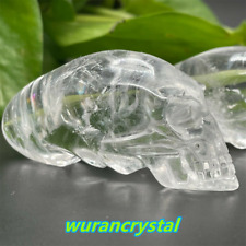 A+ Natural Clear Crystal Alien Skull 2