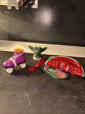 VTG 1994 Creative Confections WATERMELON KID Gum/3PC LOT/Goblin-Roller Skate picture