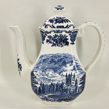 RARE Vtg Enoch Wedgwood Tunstall Ltd.Ceramic Coffee Pot