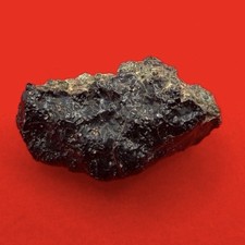 Hassai Missaoud 001 Martian Nakhlite Meteorite, Fusion Crust, Mars Rock-0.78g picture