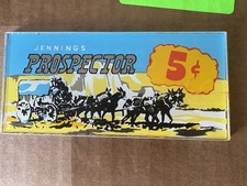 Original Jennings Slotmachine 5 Cent Prospector Denominator  Card Plexi NOS picture