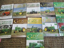 9 Vtg GREEN Magazine LOT John Deere Enthusiasts 2004 - 2006 picture