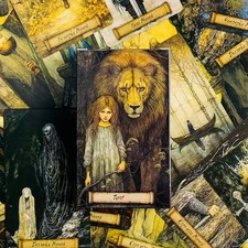 Mystic Forest Tarot (Russian Version) 78 Cards - Unique Dark Art Tarot Deck picture