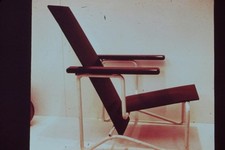 c1920's 35mm Slide, Rietveld Tubular Steel Chair, Modernist Furniture Design picture