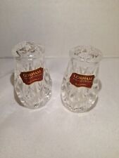 Gorham Althea Salt and Pepper Crystal Shakers Vintage picture