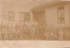 LP73 New York RPPC Postcard:  Wayland NY Gunlocke Chair Factory RARE Postcard picture