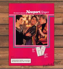 Newport Stripes Latest in Pleasure Sequined Jackets Women Print Ad 1990 1990s picture