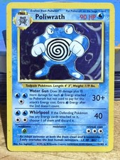Pokémon TCG Poliwrath 13/102 Holo Rare Base Set HP picture