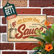 Cozy Family Kitchen Tin Sign Homemade Dining Room Metal Wall Plaque 8x12 picture