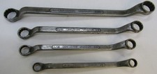 Rare Vintage Craftsman Vanadium Deep Off Set Box Wrenches Set of 4. picture