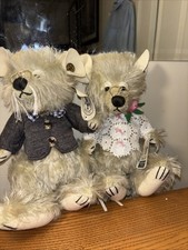 Vintage Knickerbocker Toy Company Grandma And Grandpa Mouse Plush picture