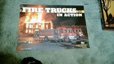 FIREFIGHTING CALENDAR - FIRE TRUCK IN ACTION 2015 - UNUSED picture