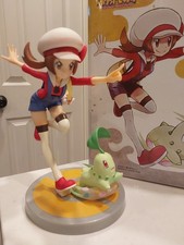 Kotobukiya  Pokemon HeartGold and SoulSilver Lyra Kotone and Chikorita 1/6 NIB picture