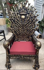 Home Accents Holiday 5 ft Bone Throne Halloween - RARE - READY TO SHIP✅ picture