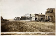 Ashton NE Nebraska Main Street Scene Livery Barn c1910 RPPC Photo Postcard COPY picture