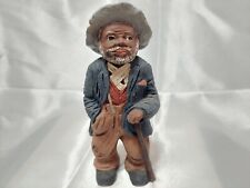 VINTAGE M HOLCOMBE GOD IS LOVE FIGURINE 1988 UNCLE BUD #13 LITTLE OLD MAN & CANE picture