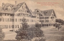Belleview Hotel Belleair Heights near Clearwater Fla. Vintage 1915 Postcard picture