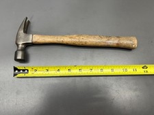 (H1) VINTAGE VAUGHAN No. 9 10oz STRAIGHT CLAW HAMMER LIGHTWEIGHT - VGC - USA picture