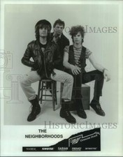 1987 Press Photo Members of he rock band 