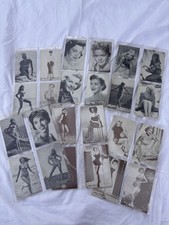 24 Vintage 1950s Hollywood Pin Up Celebrity Arcade Photo Cards Wanda Jackson LOT picture