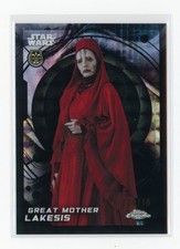 2026 Topps Chrome Star Wars Great Mother Lakesis Black Geometric Refractor /10 picture