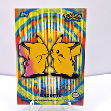 Topps TV Animation Edition Pokémon 1999 #132 Ditto Chase Card 5/10 English picture