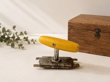 Edlund Top Off Jar & Bottle Screw Top Opener Vintage Yellow Handle Kitchen Tool picture