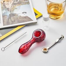 4 Inch Tobacco Smoking Glass Pipe with Box Octopus Pipe Collection Hand Pipe picture