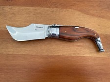 3.5” Spanish Navaja Capaora Pocket Knife Red Stamina Wood - USA seller picture