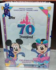 2026 Topp Disneyland 70th Trading Cards Blaster Box Mickey & Minnie Unopened New picture