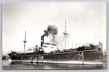 S.S. Madras Maru Ship Real Photo Postcard Cape Town Solomon Maritime RPPC picture
