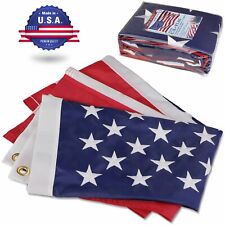 FLAGSTARS REAL Made in USA, 2x3 FT US American Flag, REAL 300D Nylon Embroidered picture