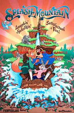1989 Disney Splash Mountain 11 x 17 Attraction Poster Brer Rabbit Frontierland picture