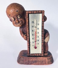 Vintage 1949 “Diaper Dan” Thermometer Figurine, Black Americana, 5-1/4