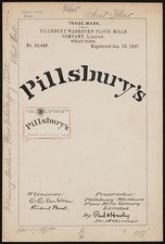 Pillsbury-Washburn Flour Mills Trademark Wheat Flour 1897 Pillsbury's Brand picture