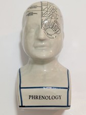 Phrenology Head Bust L.N. Fowler Medical Psychology 9